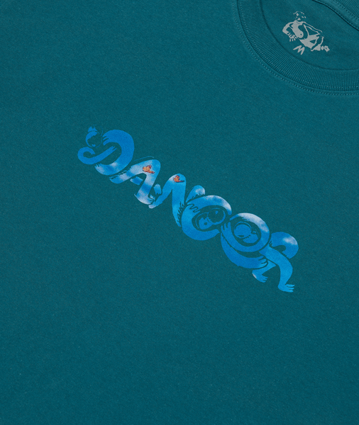 DANCER - BUTTERFLY TEE STEEL BLUE