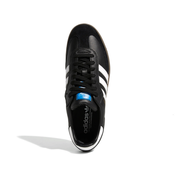 ADIDAS SKATEBOARDING - SAMBA ADV  CORE BLACK/ CLOUD WHITE / GOLD METALLIC