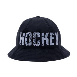 HOCKEY - CRINKLE BELL BUCKET HAT BLACK