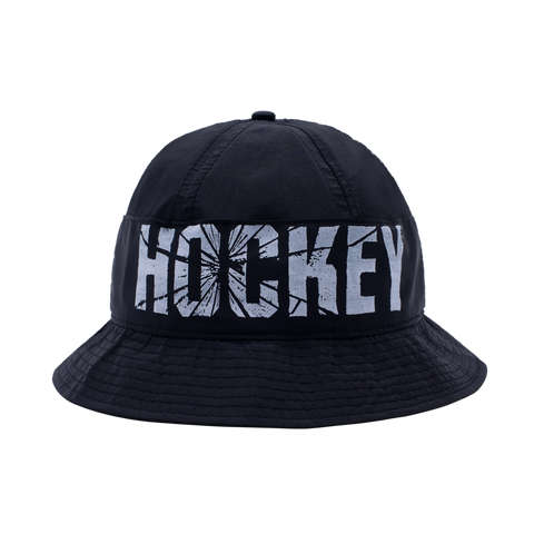 HOCKEY - CRINKLE BELL BUCKET HAT BLACK