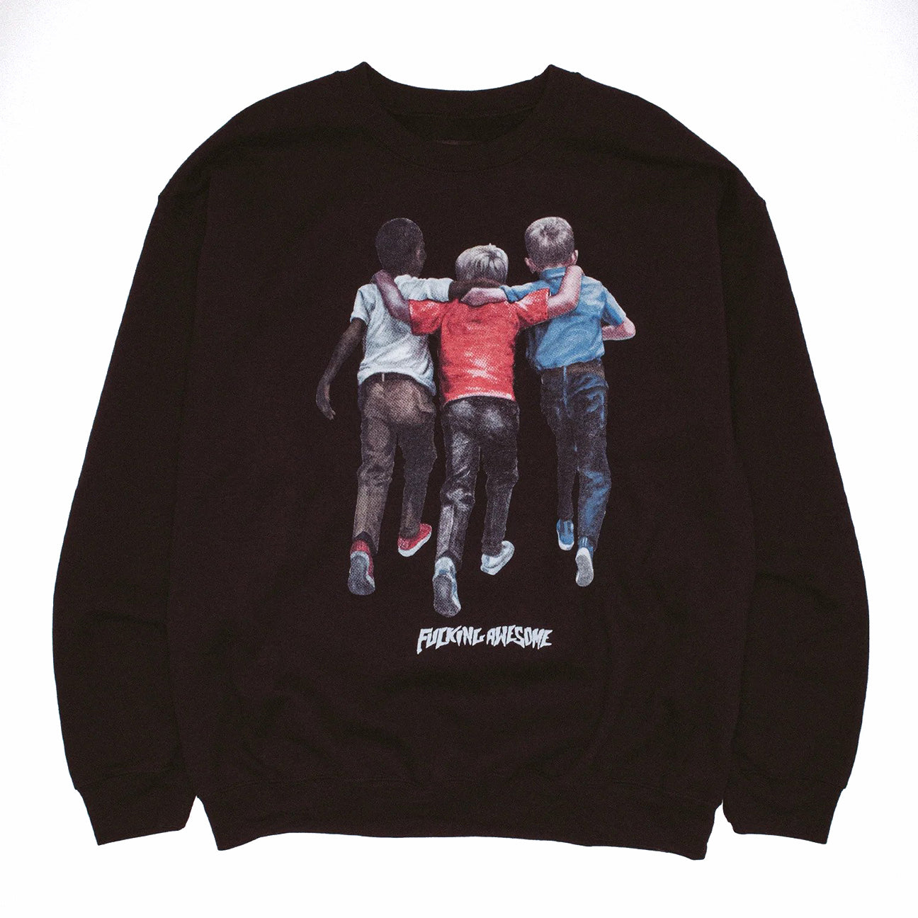 FUCKING AWESOME - KIDS ARE ALRIGHT CREWNECK BLACK
