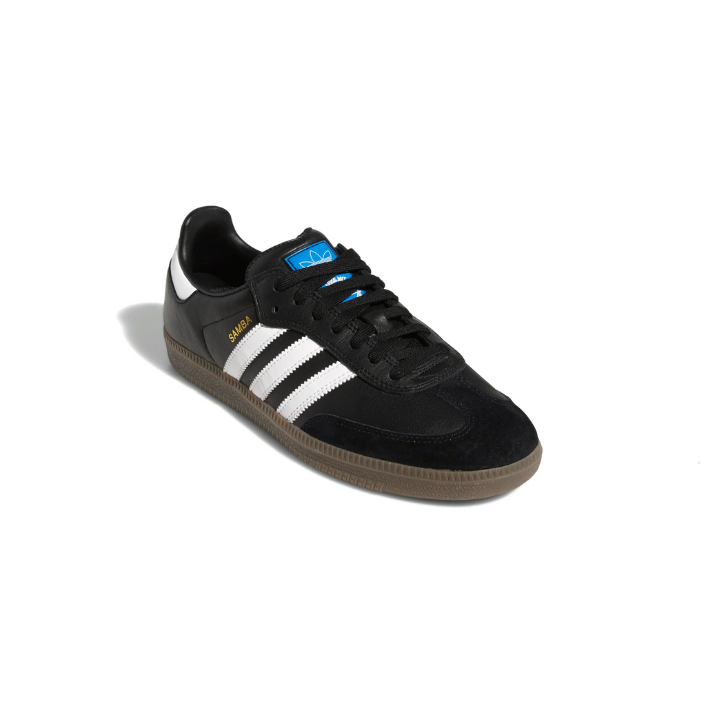 ADIDAS SKATEBOARDING SAMBA ADV CORE BLACK CLOUD WHITE GOLD