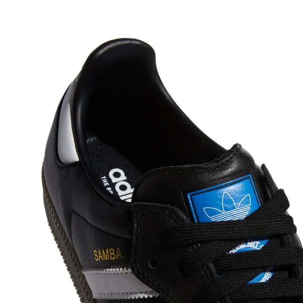 ADIDAS SKATEBOARDING - SAMBA ADV  CORE BLACK/ CLOUD WHITE / GOLD METALLIC