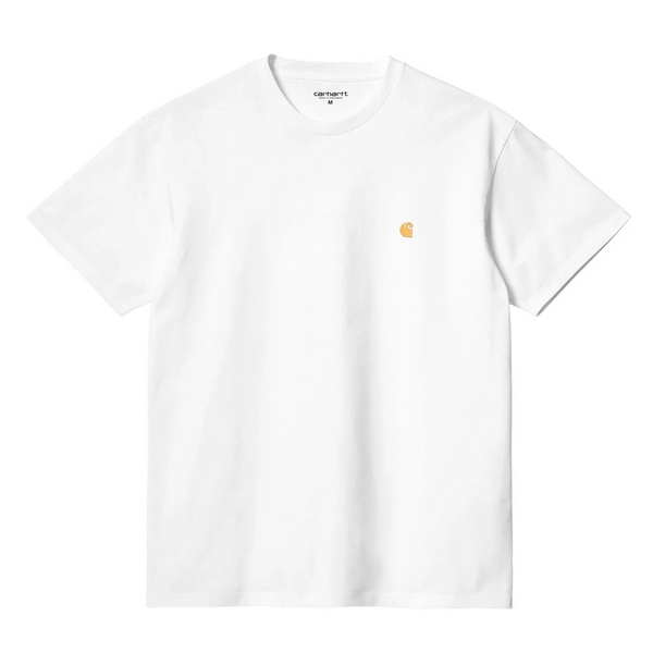 CARHARTT WIP - S/S CHASE T-SHIRT WHITE / GOLD