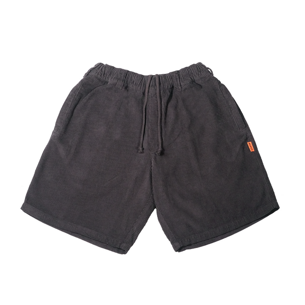 RUFUS - CORD SHORTS CHARCOAL