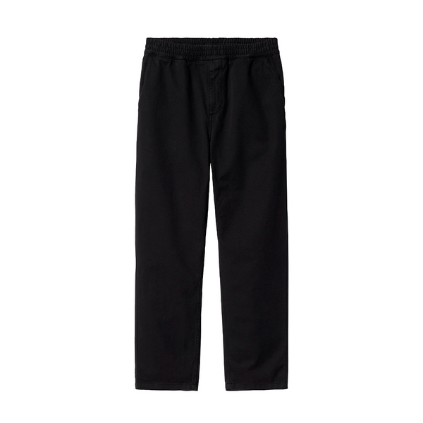 CARHARTT WIP - FLINT PANT BLACK GERMENT DYED