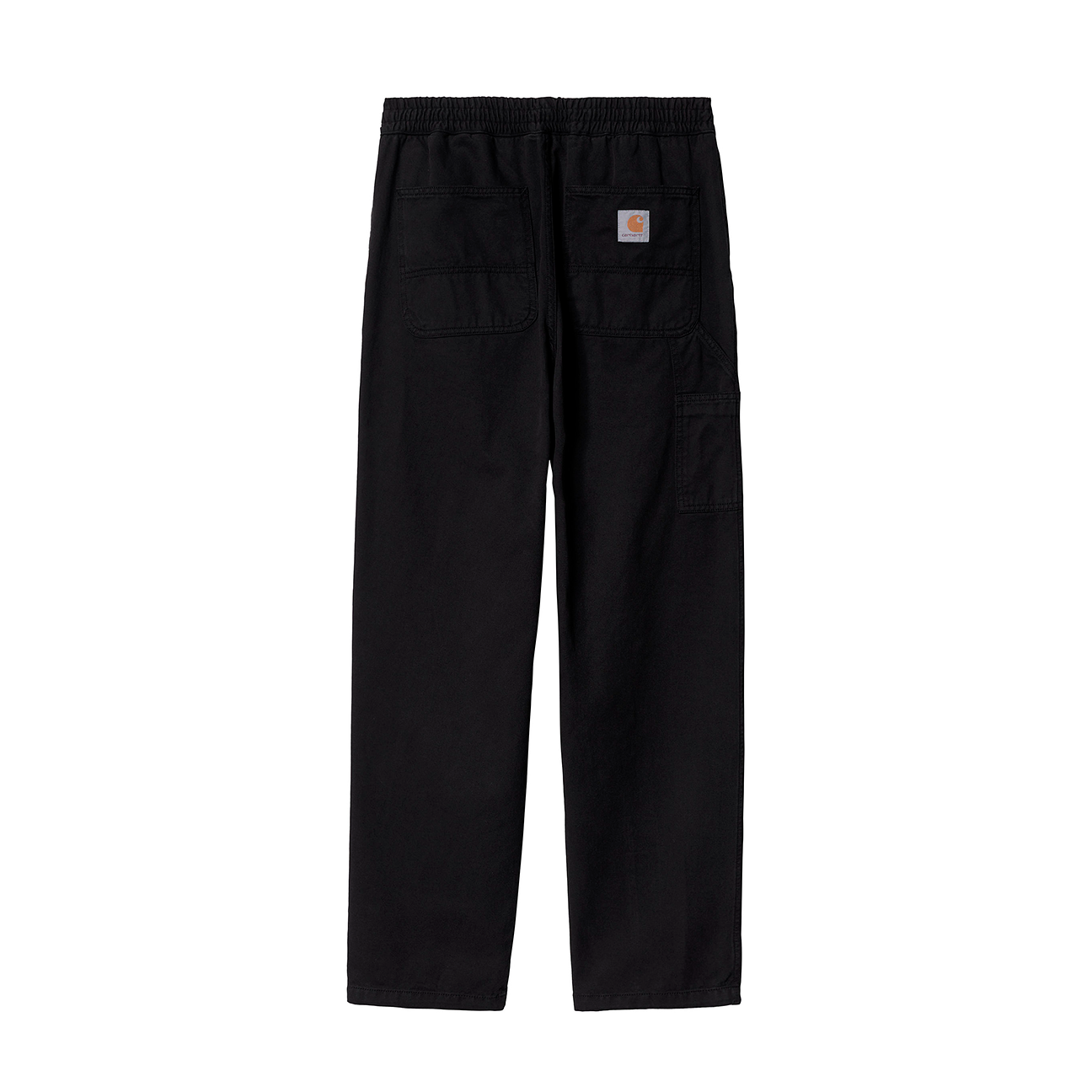CARHARTT WIP - FLINT PANT BLACK GERMENT DYED