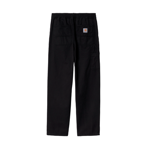 CARHARTT WIP - FLINT PANT BLACK GERMENT DYED