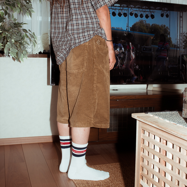 POLAR SKATE CO. - BIG BOY CORD SHORTS BRASS