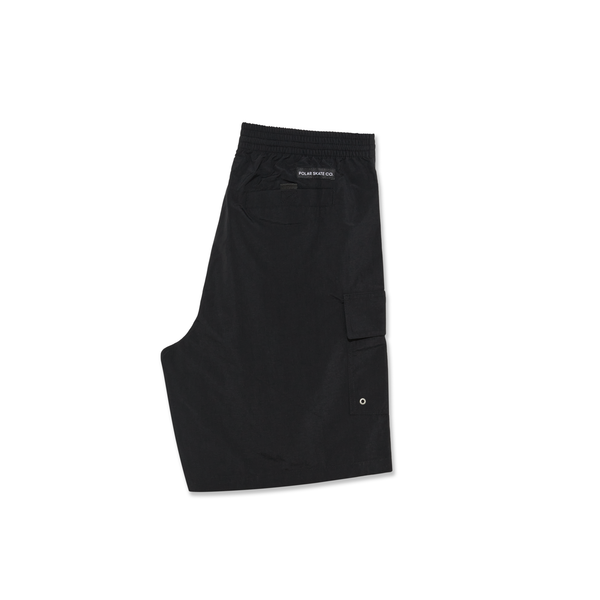 POLAR SKATE CO. - UTILITY SWIM SHORTS BLACK