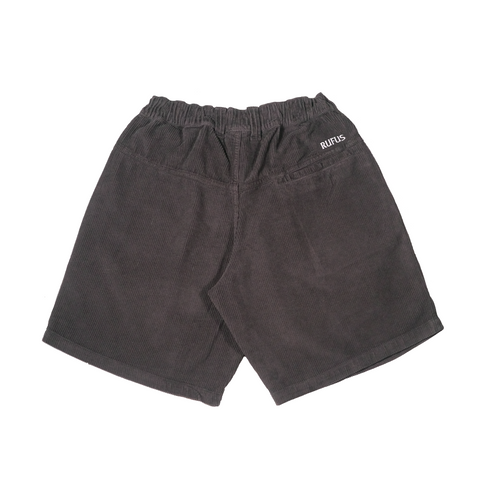 RUFUS - CORD SHORTS CHARCOAL