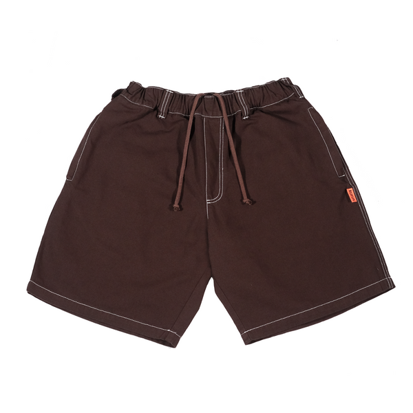 RUFUS - SHORTS BROWN / WHITE