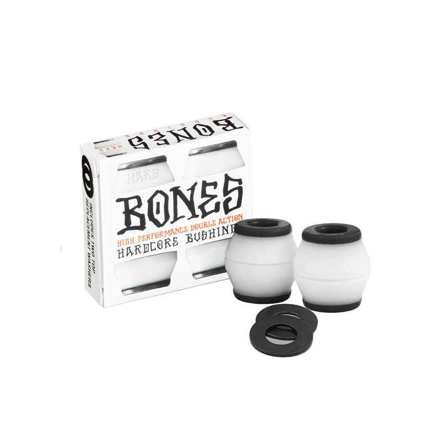 BONES - HARD BUSHINGS - WHITE/BLACK