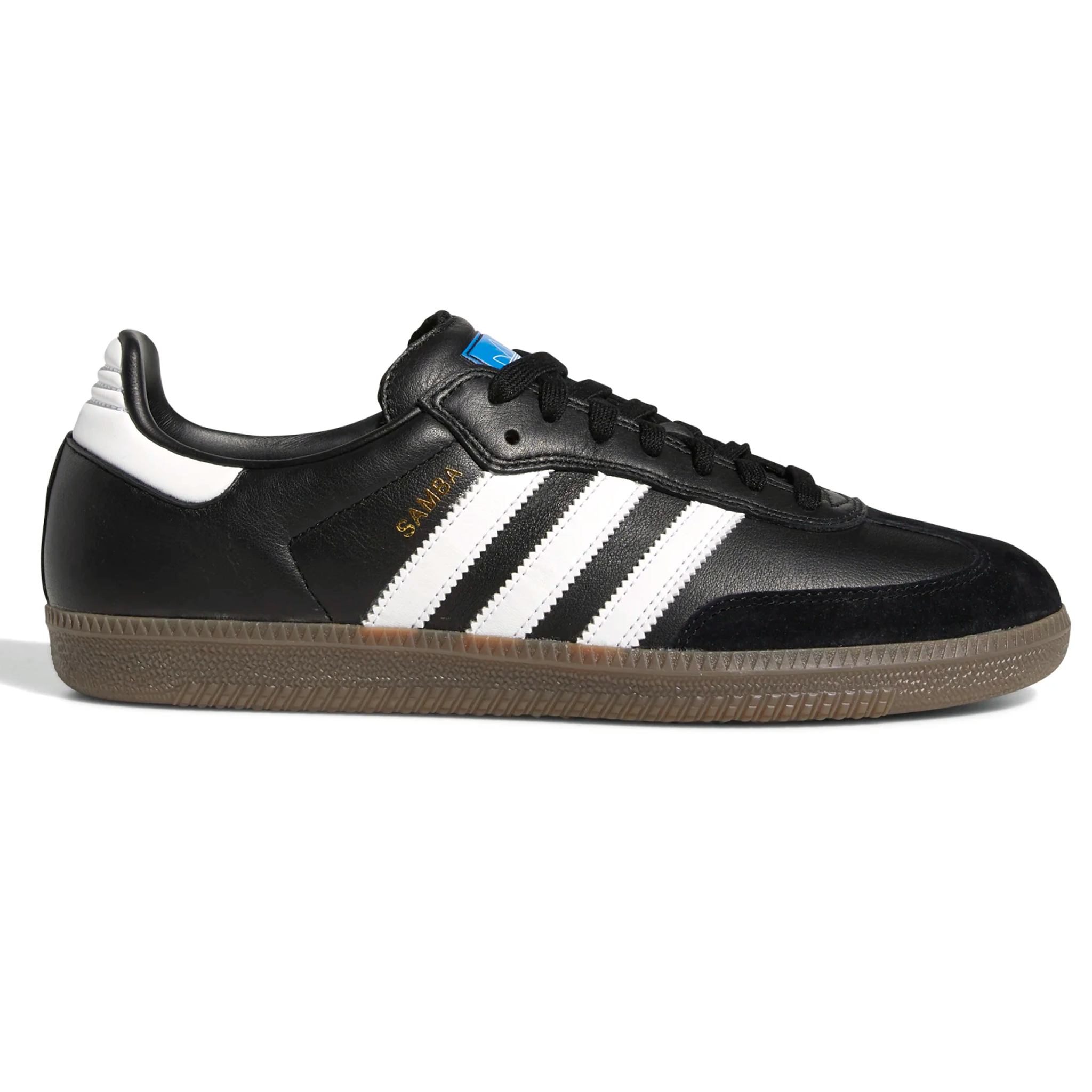 ADIDAS SKATEBOARDING - SAMBA ADV  CORE BLACK/ CLOUD WHITE / GOLD METALLIC