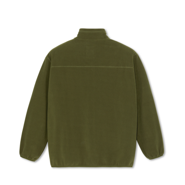 POLAR SKATE CO. - BASIC FLEECE JACKET ARMY GREEN