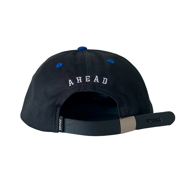 AHEAD - CAPITAL 3 CAP TWILL CAP BLACK/ROYAL