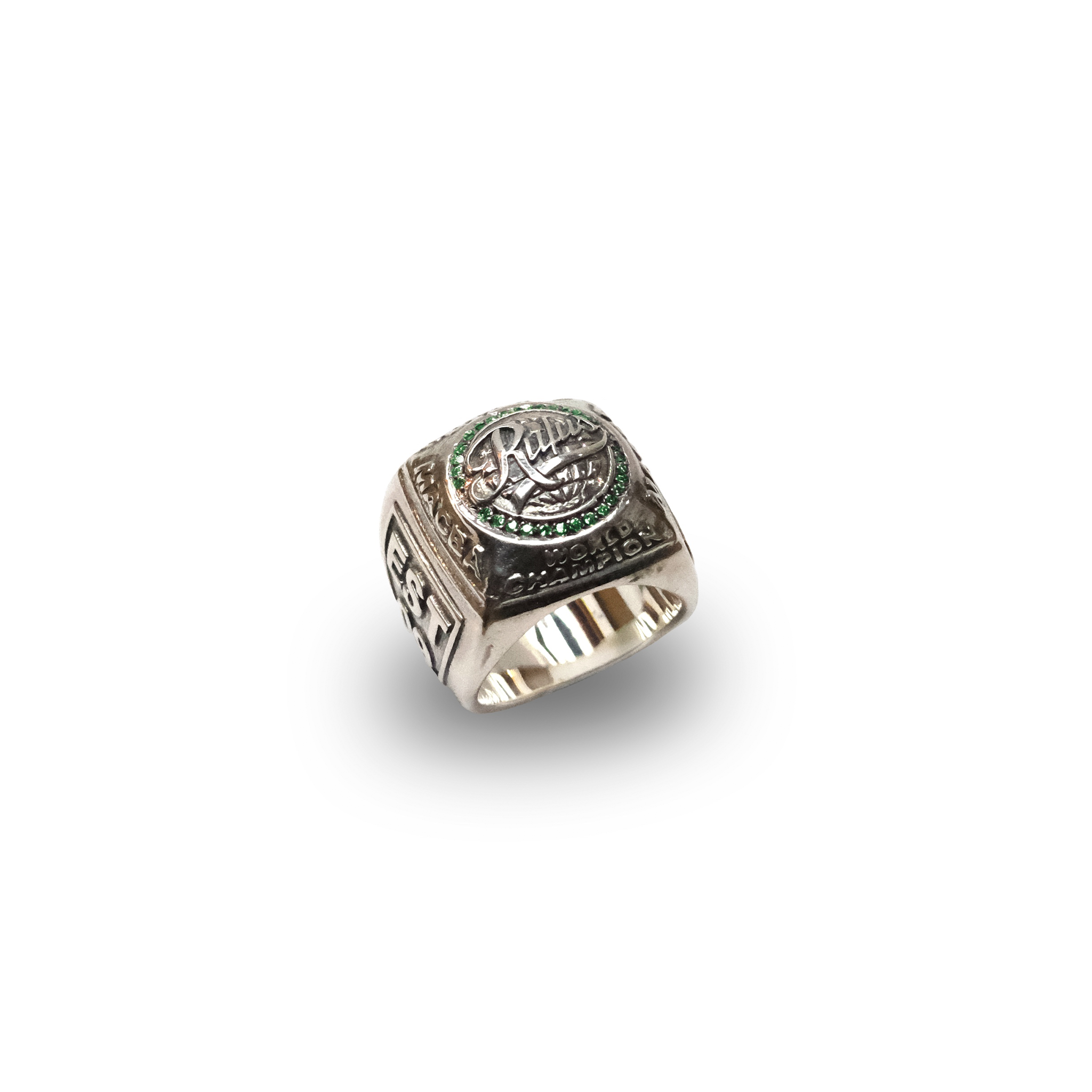 RUFUS - CHAMP RING GREEN EMERALD