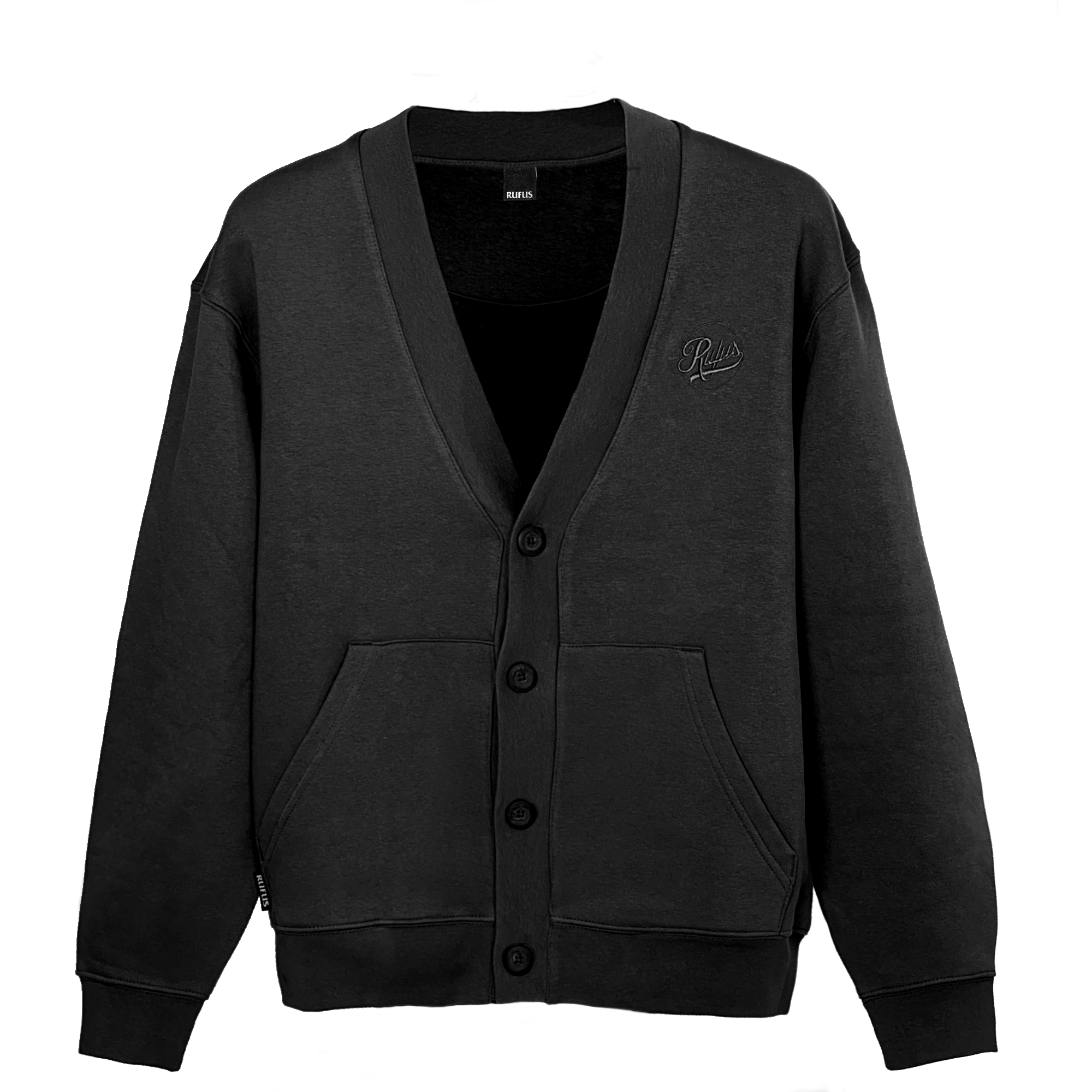 RUFUS - CARDIGAN - MIDNIGHT BLACK