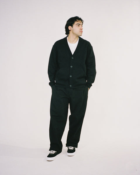 RUFUS - CARDIGAN - MIDNIGHT BLACK