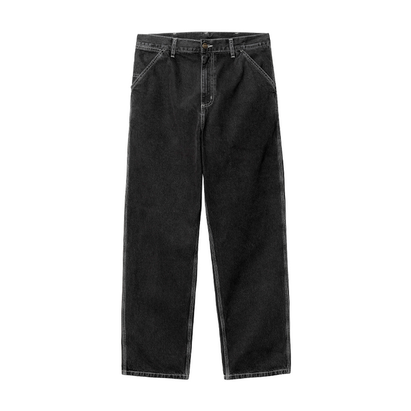 CARHARTT WIP - SIMPLE PANT BLACK STONE WASHED
