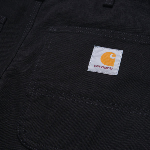 CARHARTT WIP - SINGLE KNEE SHORT BLACK RINSED