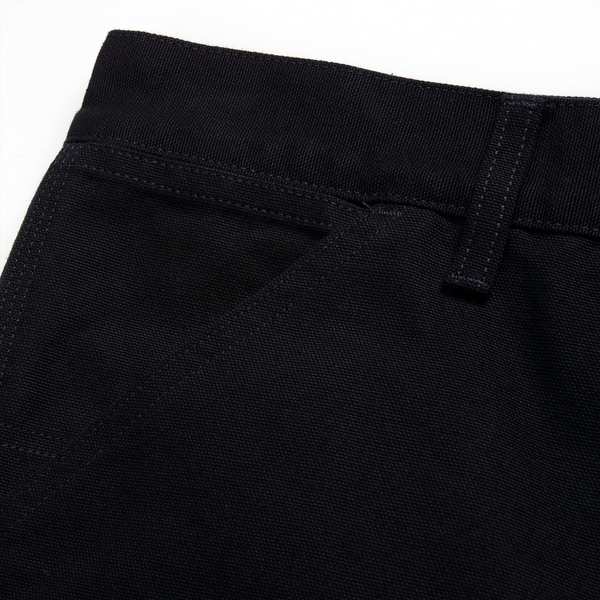 CARHARTT WIP - SINGLE KNEE SHORT BLACK RINSED