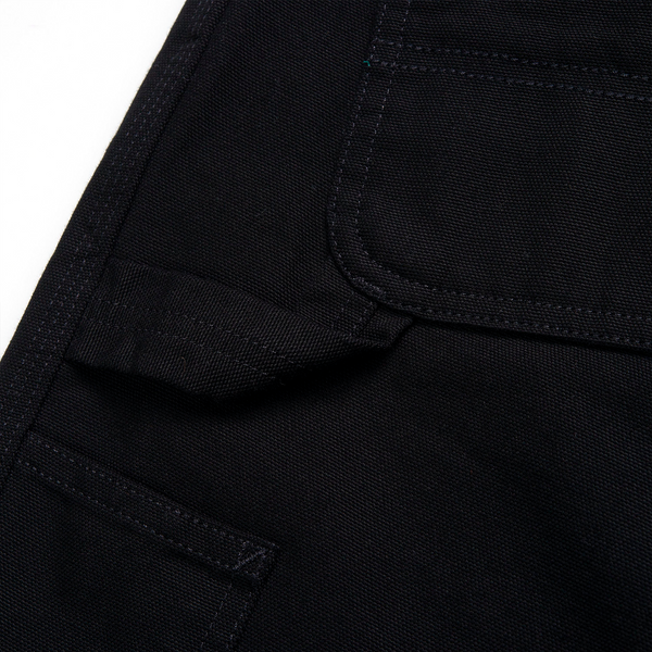 CARHARTT WIP - SINGLE KNEE SHORT BLACK RINSED