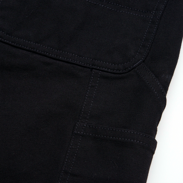 CARHARTT WIP - SINGLE KNEE SHORT BLACK RINSED