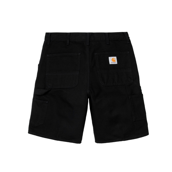 CARHARTT WIP - SINGLE KNEE SHORT BLACK RINSED